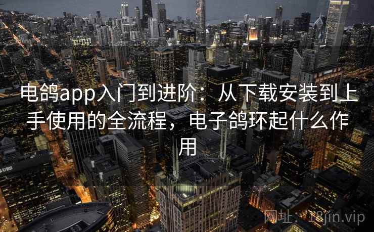 电鸽app入门到进阶：从下载安装到上手使用的全流程，电子鸽环起什么作用