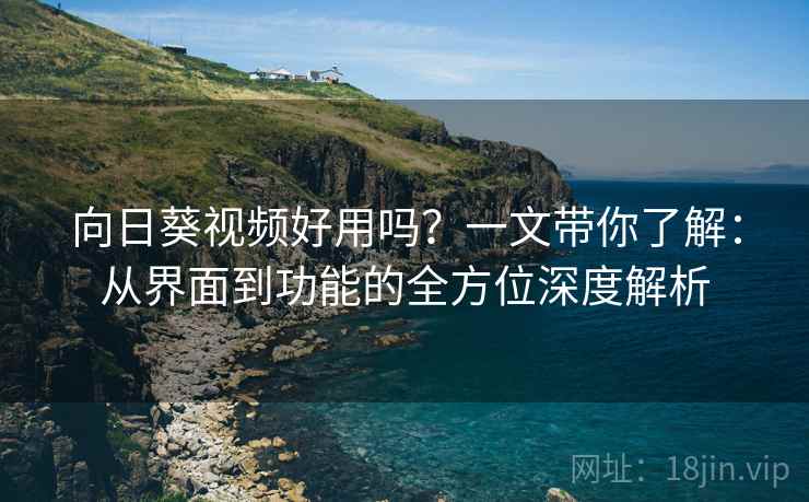向日葵视频好用吗？一文带你了解：从界面到功能的全方位深度解析