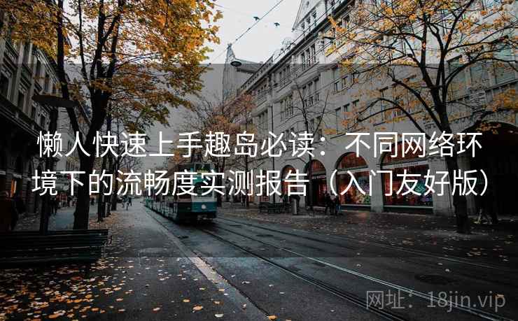 懒人快速上手趣岛必读：不同网络环境下的流畅度实测报告（入门友好版）