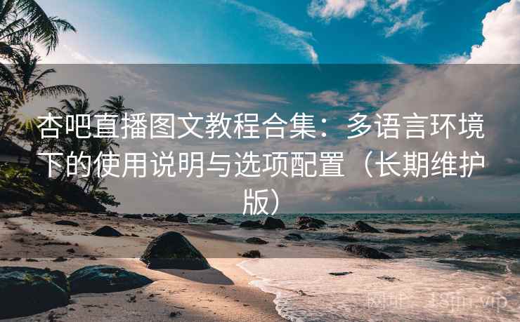 杏吧直播图文教程合集：多语言环境下的使用说明与选项配置（长期维护版）